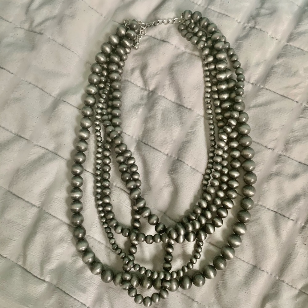 Faux Navajo pearls